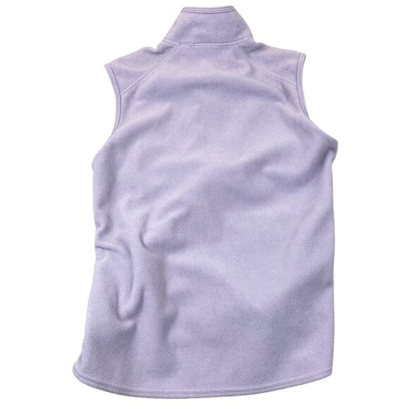 Eastern Mountain Sports Womens Vest Medium Purple Full Zip Fleece Mock Neck - Picture 2 of 11